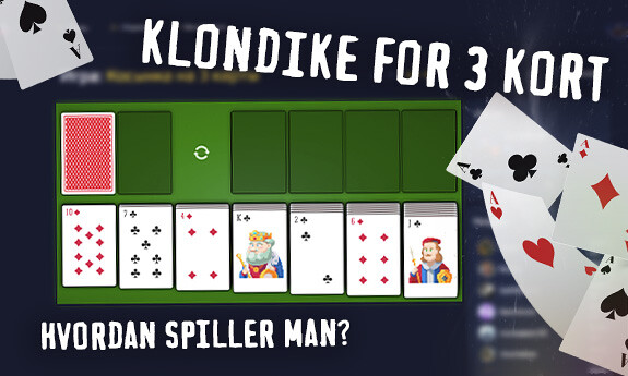 Klondike for 3 kort