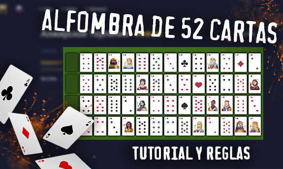 Alfombra de 52 cartas