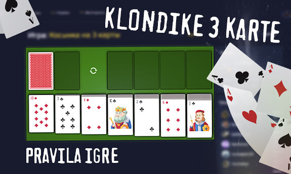 Klondike 3 karte