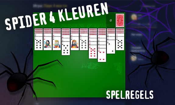 Spider solitaire 4 kleuren