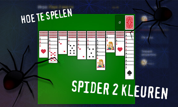 Spider solitaire 2 kleuren