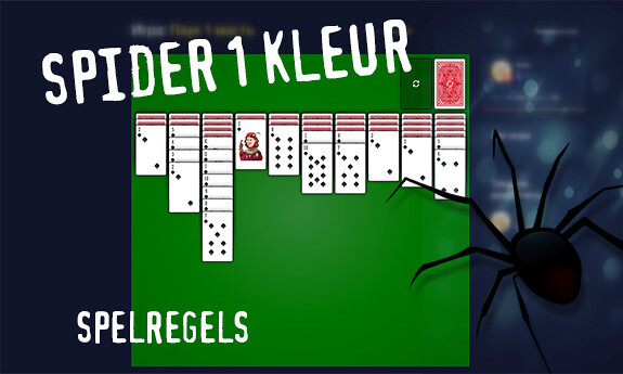 Spider solitaire 1 kleur