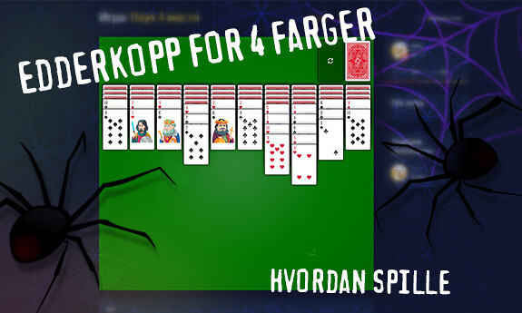 Edderkopp for 4 farger