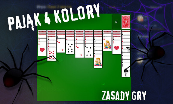 Pająk 4 kolory