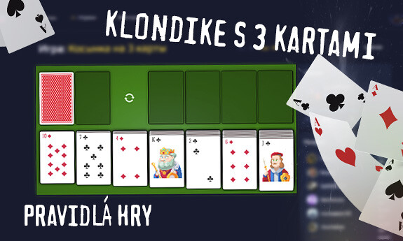 Klondike s 3 kartami